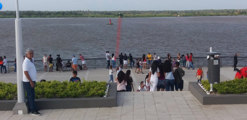 Medir el ancho del río Medir el ancho del río