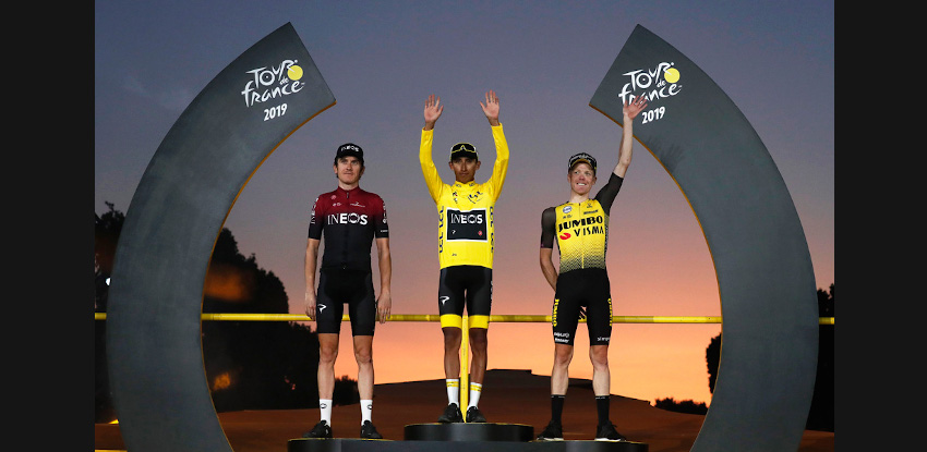 El neumático más grande del mundo Tour de Francia